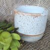 Tin-white tumbler