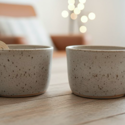 ☕ The Rustic Latte Mug Set: Cozy Comfort & Tactile Texture