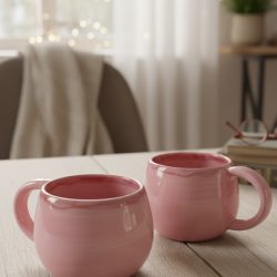 Pink mugs