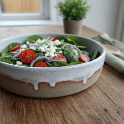 Rustic Cascade serving bowl