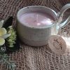 Pearl candle holder - Pastel pink wax - Jasmine scent