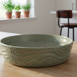 The Sage Ripple Bowl (imperfect second)