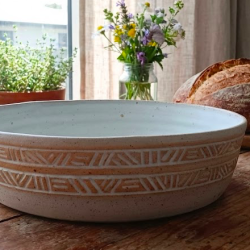 Geometric Lines Dish